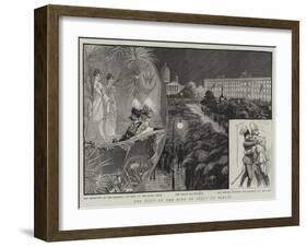 The Visit of the King of Italy to Berlin-null-Framed Giclee Print