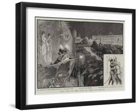 The Visit of the King of Italy to Berlin-null-Framed Giclee Print