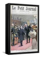 The Visit of the King of Sweden to Paris, 1900-Eugene Damblans-Framed Stretched Canvas
