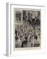 The Visit of the Prince and Princess of Wales to Chatsworth-Alexander Stuart Boyd-Framed Giclee Print