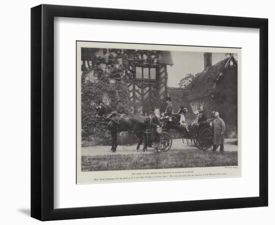 The Visit of the Prince and Princess of Wales to Wantage-null-Framed Premium Giclee Print