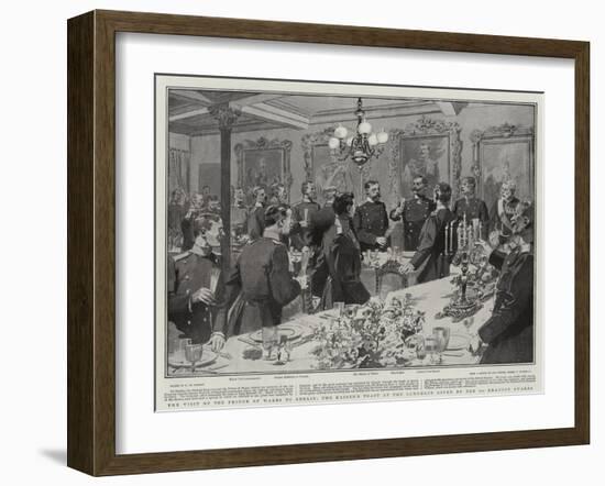 The Visit of the Prince of Wales to Berlin-Frederic De Haenen-Framed Giclee Print