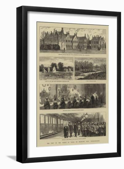 The Visit of the Prince of Wales to Bradgate Park, Leicestershire-William Henry James Boot-Framed Giclee Print