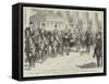 The Visit of the Prince of Wales to the German Emperor-null-Framed Stretched Canvas