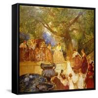 The Visit of the Princess Royal-Gaston De Latouche-Framed Stretched Canvas