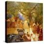 The Visit of the Princess Royal-Gaston De Latouche-Stretched Canvas