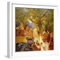 The Visit of the Princess Royal-Gaston De Latouche-Framed Giclee Print