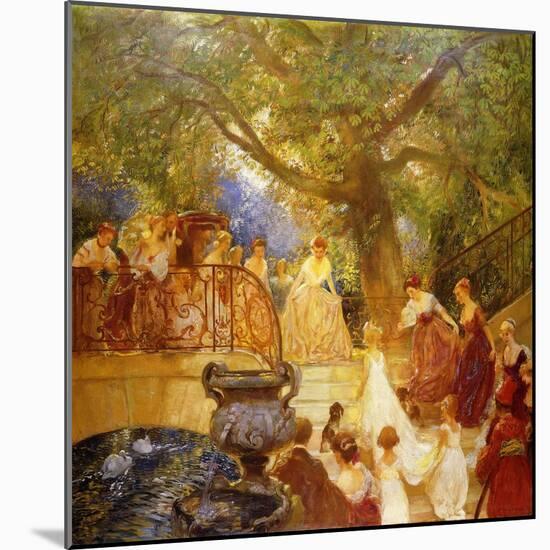 The Visit of the Princess Royal-Gaston De Latouche-Mounted Giclee Print