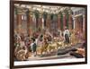 The Visit of the Queen of Sheba to King Solomon, Illustration from 'Hutchinson's History of the…-Edward John Poynter-Framed Giclee Print