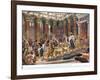 The Visit of the Queen of Sheba to King Solomon, Illustration from 'Hutchinson's History of the…-Edward John Poynter-Framed Giclee Print