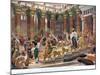 The Visit of the Queen of Sheba to King Solomon, Illustration from 'Hutchinson's History of the…-Edward John Poynter-Mounted Giclee Print