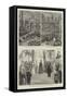 The Visit of the Queen to Liverpool-null-Framed Stretched Canvas