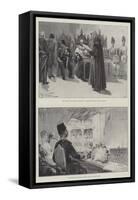 The Visit of the Shah-Gabriel Nicolet-Framed Stretched Canvas