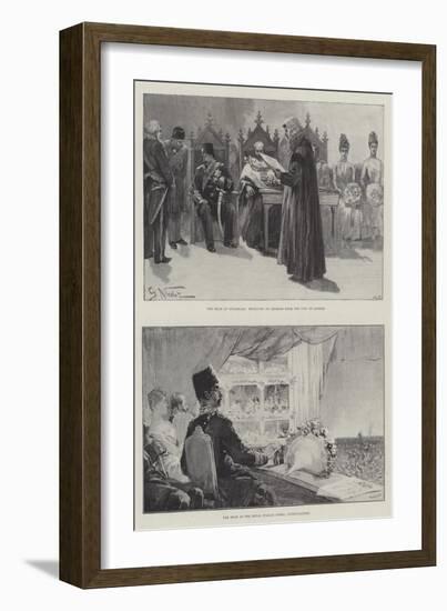 The Visit of the Shah-Gabriel Nicolet-Framed Giclee Print