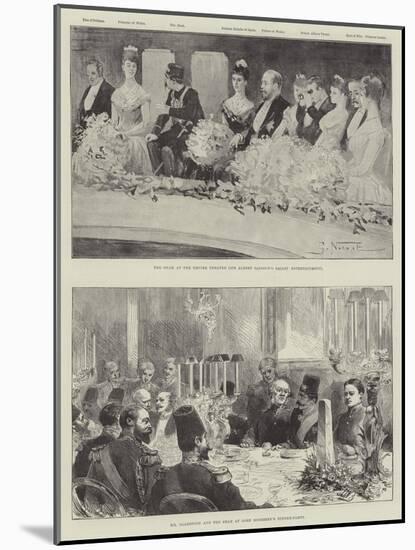 The Visit of the Shah-Gabriel Nicolet-Mounted Giclee Print