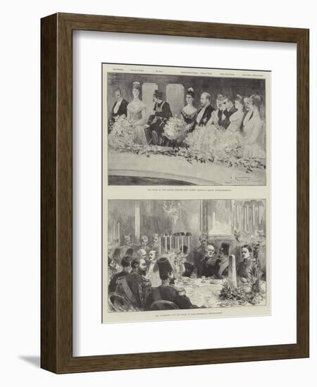 The Visit of the Shah-Gabriel Nicolet-Framed Giclee Print