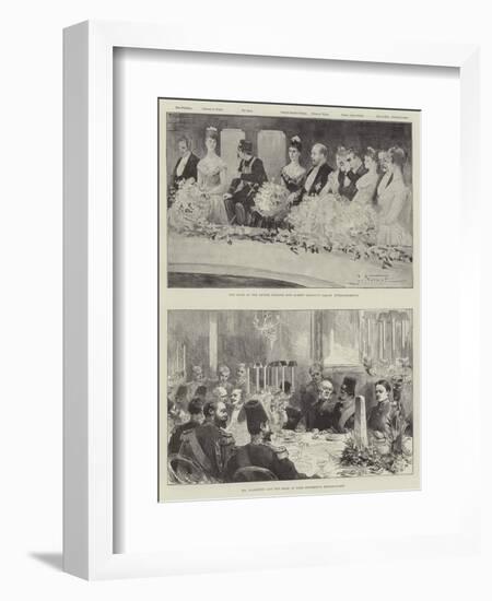 The Visit of the Shah-Gabriel Nicolet-Framed Giclee Print