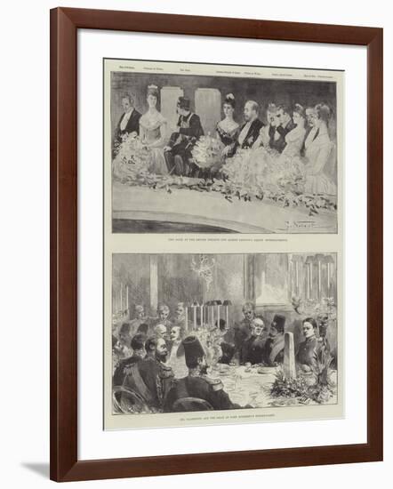 The Visit of the Shah-Gabriel Nicolet-Framed Giclee Print