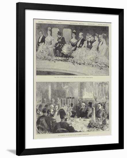 The Visit of the Shah-Gabriel Nicolet-Framed Giclee Print