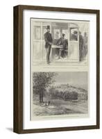 The Visit of the Shah-null-Framed Giclee Print