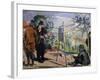 The Visit to Cezanne-Maurice Denis-Framed Giclee Print