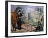 The Visit to Cezanne-Maurice Denis-Framed Giclee Print