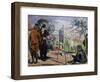 The Visit to Cezanne-Maurice Denis-Framed Giclee Print