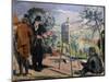 The Visit to Cezanne-Maurice Denis-Mounted Giclee Print