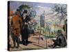 The Visit to Cezanne-Maurice Denis-Stretched Canvas