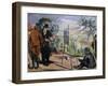 The Visit to Cezanne-Maurice Denis-Framed Giclee Print