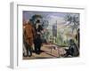 The Visit to Cezanne-Maurice Denis-Framed Giclee Print