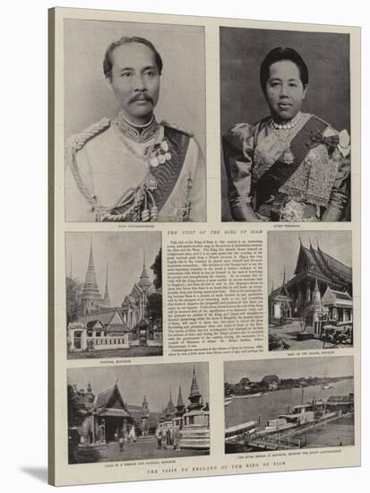 The Visit to England of the King of Siam-null-Stretched Canvas