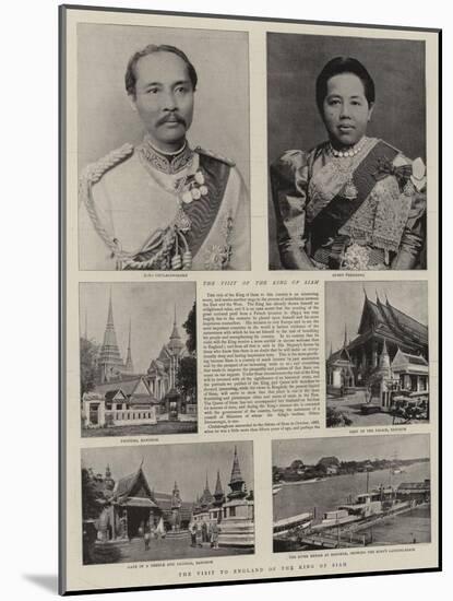 The Visit to England of the King of Siam-null-Mounted Giclee Print