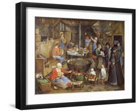 The Visit to Farm, 1597-Jan Brueghel the Elder-Framed Giclee Print