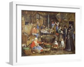 The Visit to Farm, 1597-Jan Brueghel the Elder-Framed Giclee Print