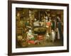 The Visit to the Farm-Pieter Brueghel the Younger-Framed Giclee Print