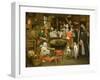 The Visit to the Farm-Pieter Brueghel the Younger-Framed Giclee Print