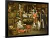 The Visit to the Farm-Pieter Brueghel the Younger-Framed Giclee Print