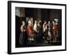 The Visit to the Grandmother, 1645-Louis Le Nain-Framed Giclee Print