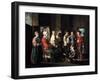 The Visit to the Grandmother, 1645-Louis Le Nain-Framed Giclee Print