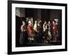 The Visit to the Grandmother, 1645-Louis Le Nain-Framed Giclee Print