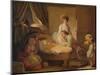 'The Visit to the Nursery', c1775-Jean-Honore Fragonard-Mounted Giclee Print