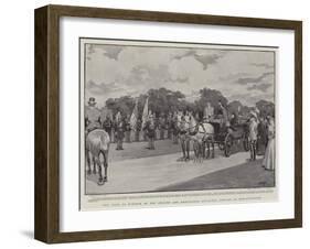 The Visit to Windsor of the Ancient and Honourable Artillery Company of Massachusetts-Henry Marriott Paget-Framed Giclee Print