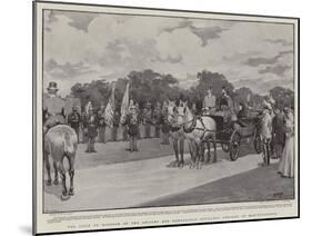 The Visit to Windsor of the Ancient and Honourable Artillery Company of Massachusetts-Henry Marriott Paget-Mounted Giclee Print