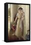 The Visit-Albert Lynch-Framed Stretched Canvas