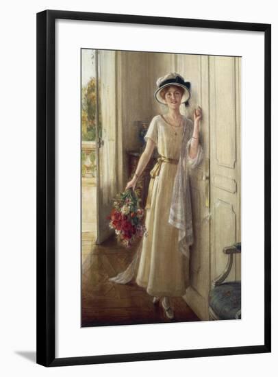 The Visit-Albert Lynch-Framed Giclee Print