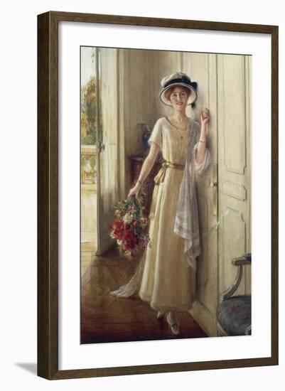 The Visit-Albert Lynch-Framed Giclee Print