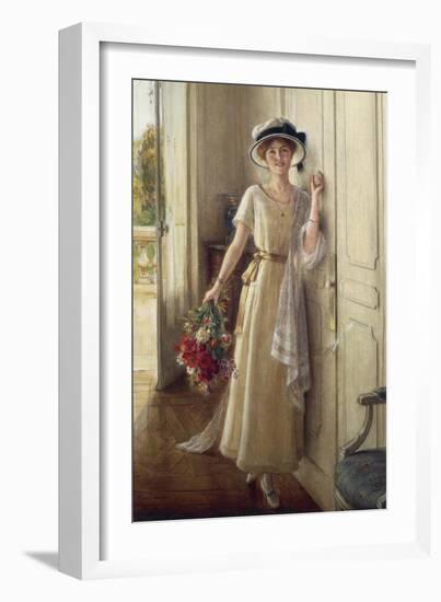 The Visit-Albert Lynch-Framed Giclee Print