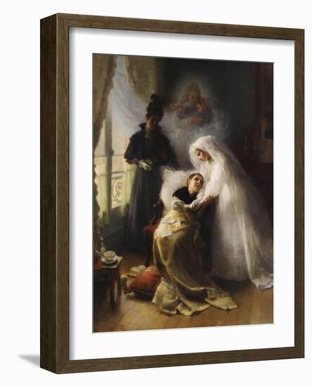 The Visit-Julius Leblanc Stewart-Framed Giclee Print