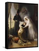 The Visit-Julius Leblanc Stewart-Framed Stretched Canvas